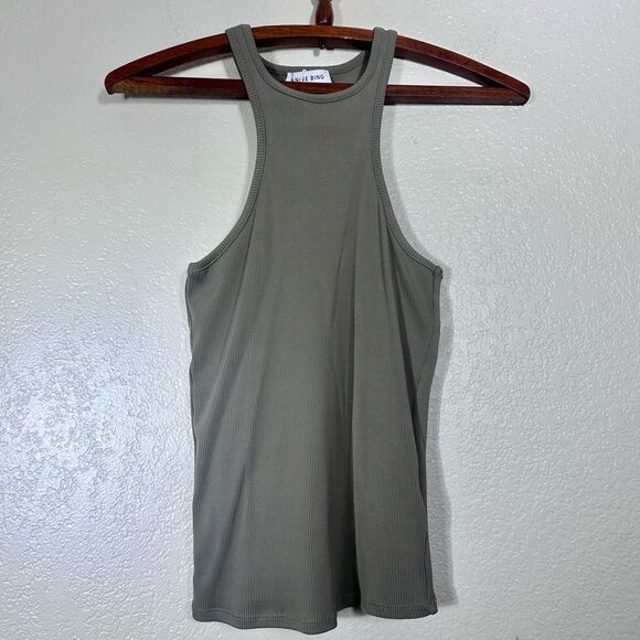 Anine Bing Morgan Tank in Green Khaki Size M - Picture 3 of 8